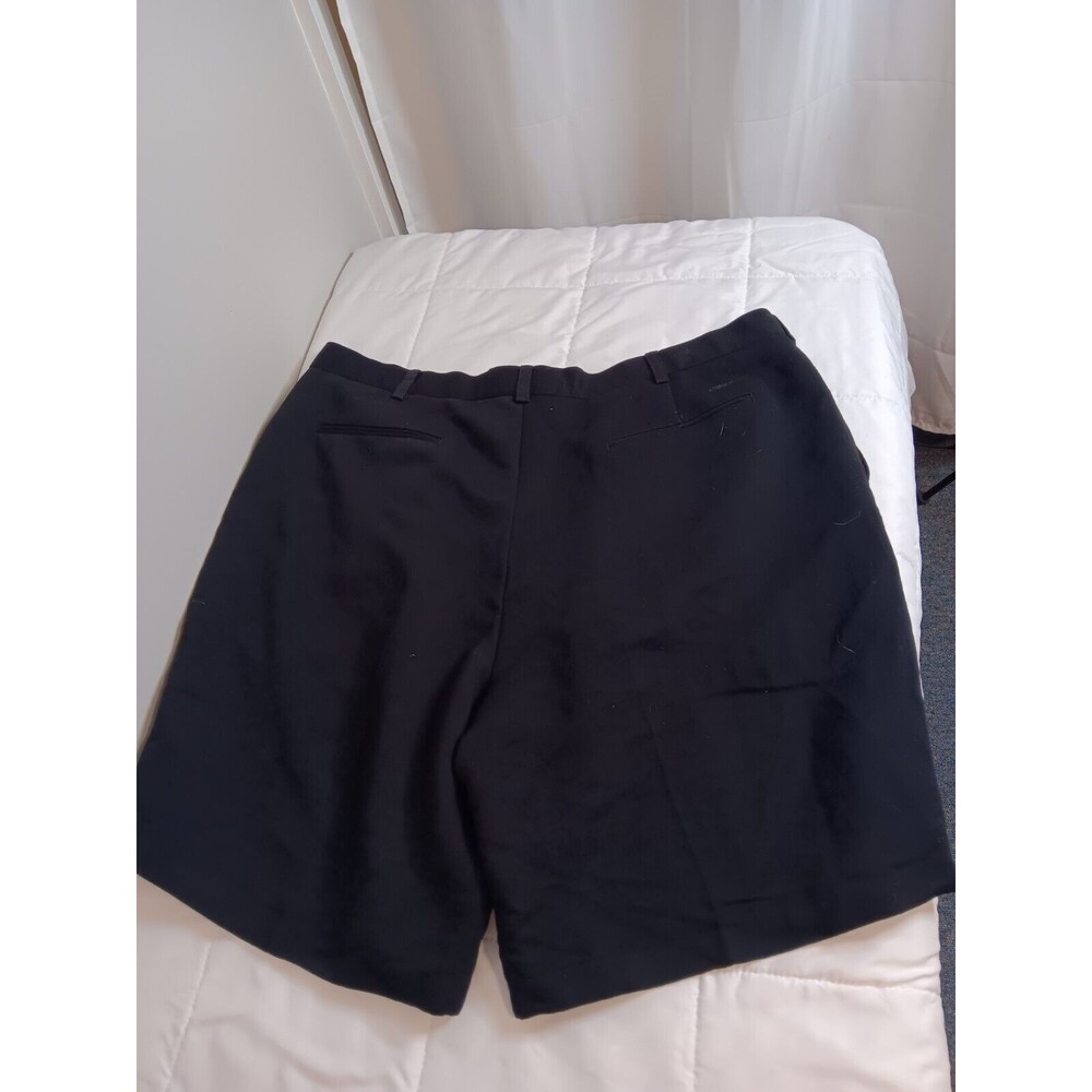 Ping Golf Shorts Mens 40 Black Rayon Polyester Pleated Front - Picture 6 of 6